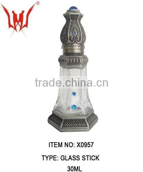 2014 New Golden Arabia Bottles For Perfume With Ornament