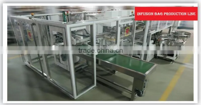 Factory Price Automatic PVC Soft Bag Production Line for Normal Saline