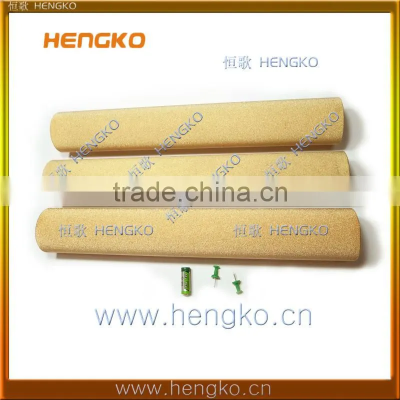 Sintered porous metal pipe filter