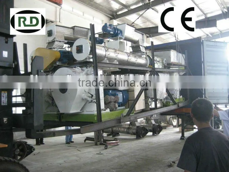 China high quality poultry feed pellet line CE GOST SGS certificate
