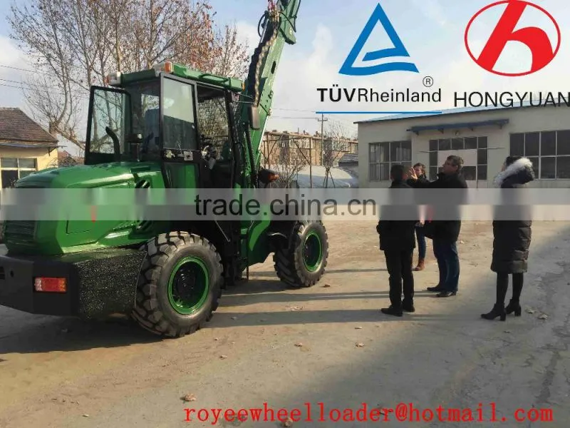 Telescopic Wheel Loader HY2500 Construction Machine with CE for Germany