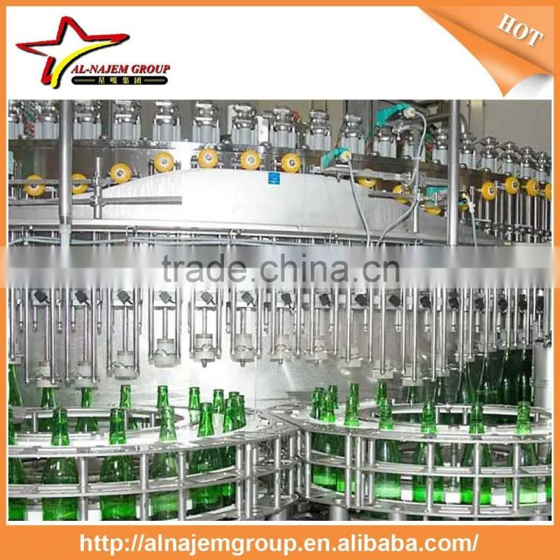 Carbonated beverage filling equipment , bottle washing filling capping soft drink filling machine