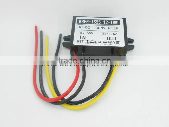 48V turn 12V1.5A power converters 12V 24V 36V turn turn 12VDC-DC buck regulator power supply module