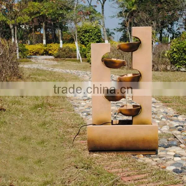 Beautiful Resin Bowls Tiers Wall Water Fountains