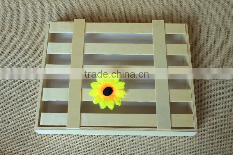 Food Use and Eco-Friendly Feature unfinished wooden chocolate packing box