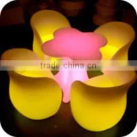 Glowing light cube seat/ Led cube seat lighting/ illuminated led cube lamp
