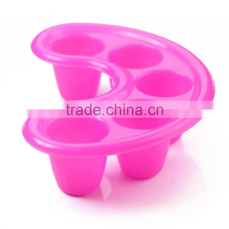Plastic Nail Soaking Tray , Nail Hand Bowl