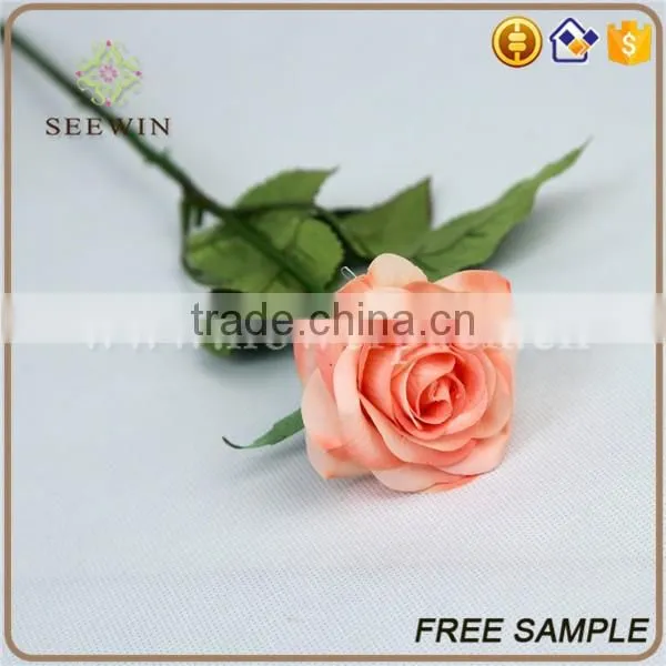 bright-colored rose artificial flowers long stem