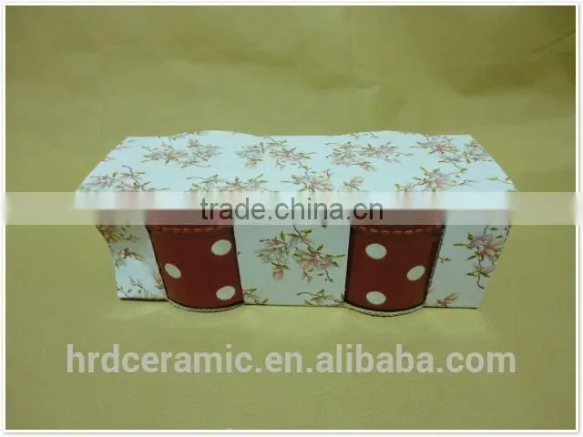 wholesale round shape ceramic cup with Handle