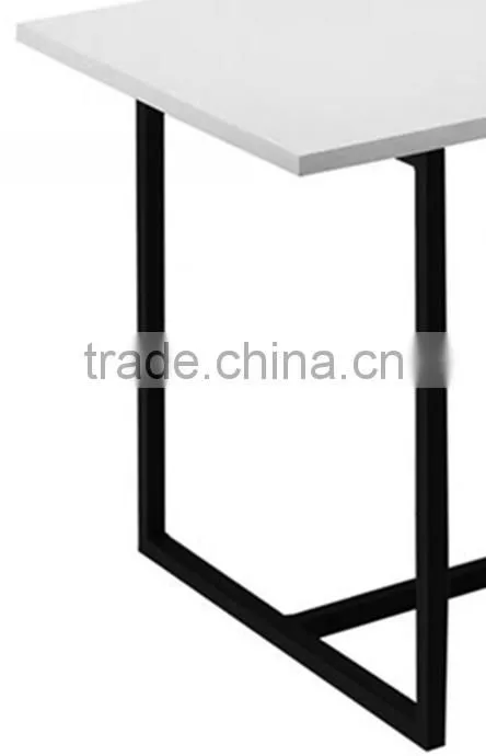 Factory cheap price metal furniture table iron powder coating black table legs
