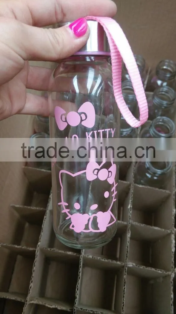 150ml hand made glass bottle BPA free glass bottle