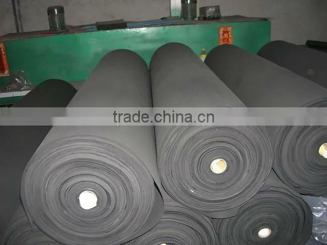 6mm neoprene rubber sheet with nylon fabric neoprene coated with cellular rubber