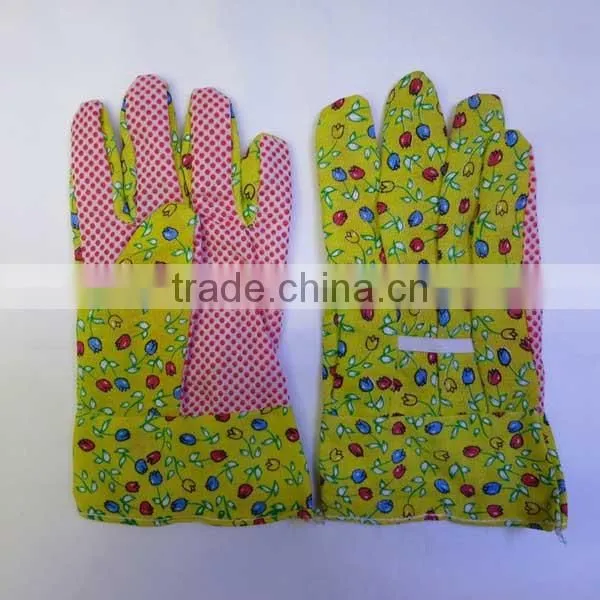 PVC Dotted Safety Garden Gloves