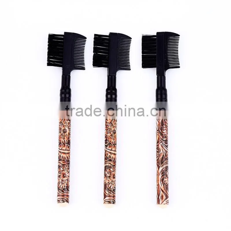 CBP05 Colorful Plastic handle Eyebrow comb