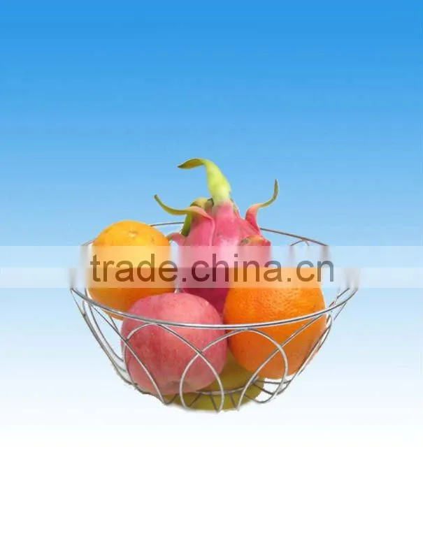 150-27 Chrome Plated Fruit Basket Rack Holder