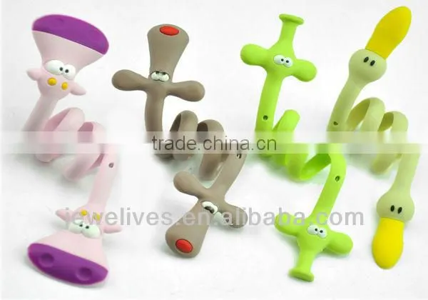 Cartoon Eco-Friendly Silicone Earbud Cable Winder