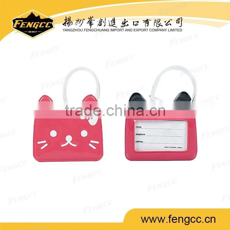 Popular Custom Name Tag special style plastic cheap luggage