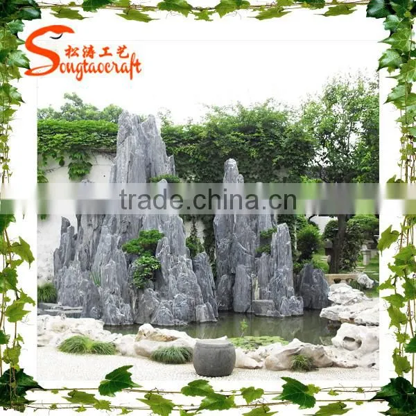 Artificial stone Fountain outdoor can be customized fiber glass artificial fountain for sale