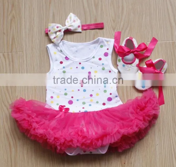 wholesale baby girl clothes ruffle tutu pettiskirt 3 sets /baby girl tutu dress