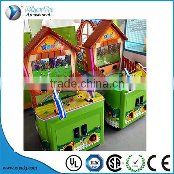 hot sell in USA kids gun shooting coin operated video kids capsule game machine
