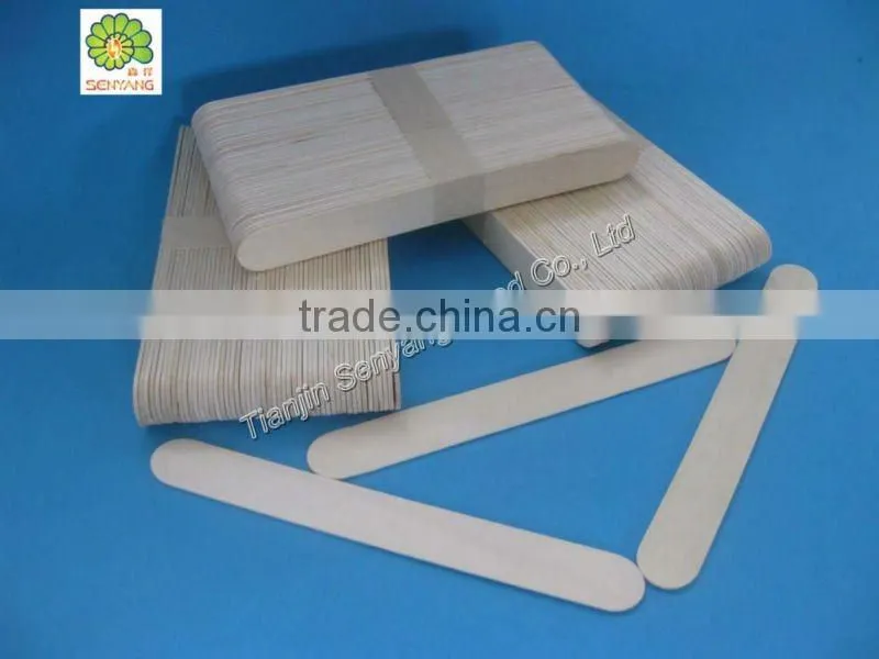 beauty waxing disposable white birch wooden spatula