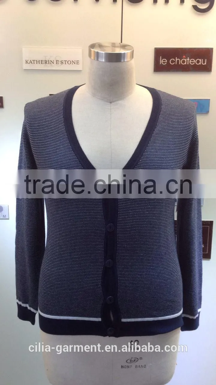 2015 New fashion knitting men sweater with long sleeve