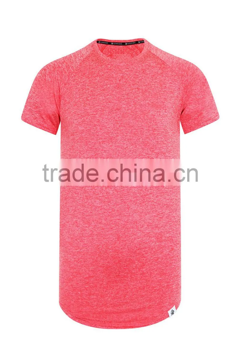 Custom Dry Fit Gym T Shirts Cotton Spandex Muscle T shirts