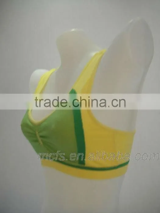 Fashional& comfortable seamless sports bra