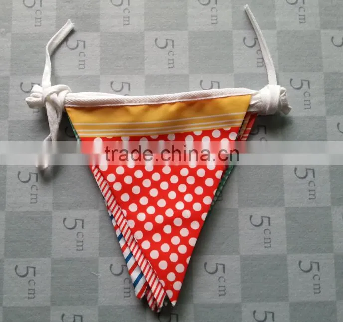 printed pennant bunting flag