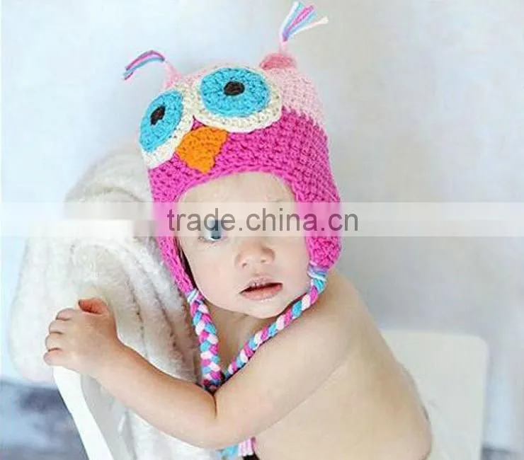 Crochet baby hat/little Owl hat/ Baby photo prop