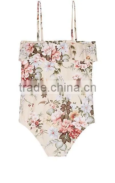 Lovely children custom little girls One-Piece Swimsuit cute young girl modeling bikini kids swimwear