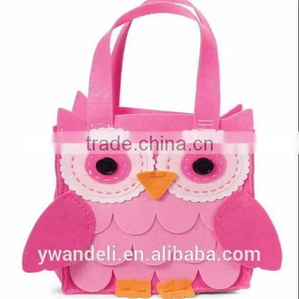 Pink Diy Purse, Make Your Own Purse, Felt Owl Purse With Everything You Need To Sew Sewing A Purse