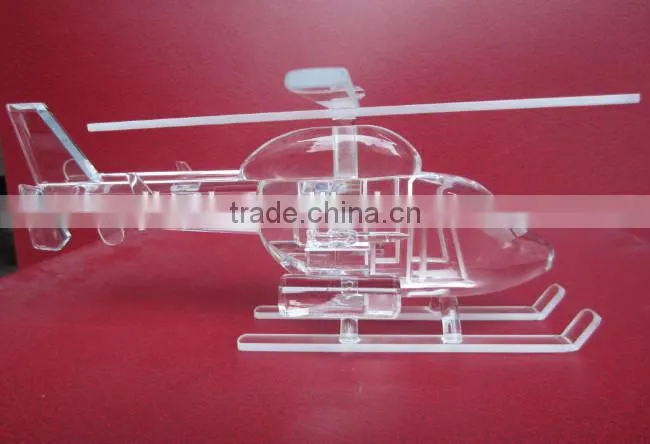 Noble Crystal Model Design Crystal Arab Fighter Aircraft