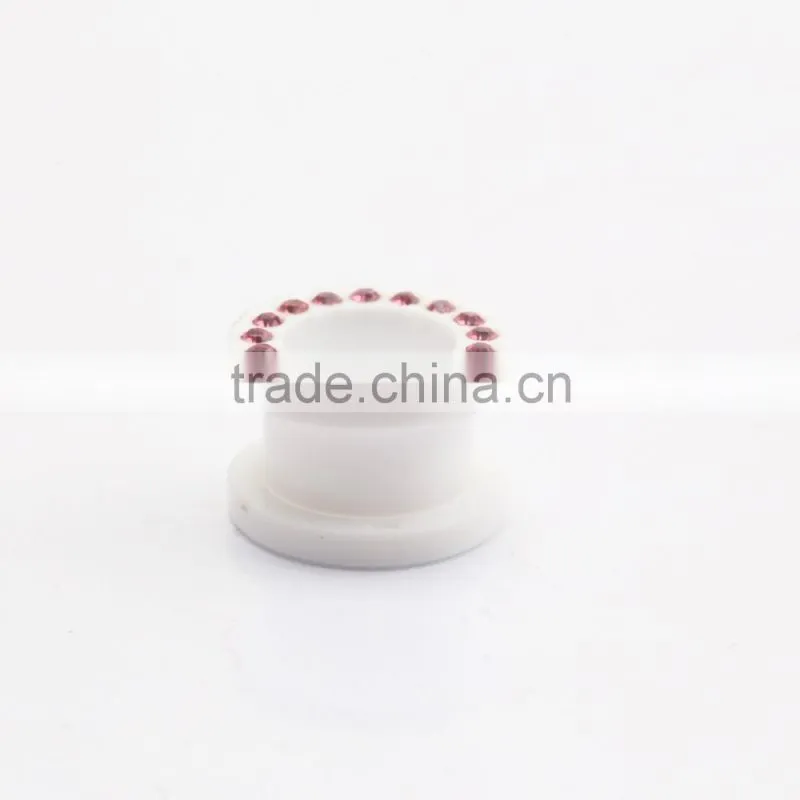 Custom Hollow Surgical Ear Gauge Earrings Flesh Tunnels Piercing Body Jewelry