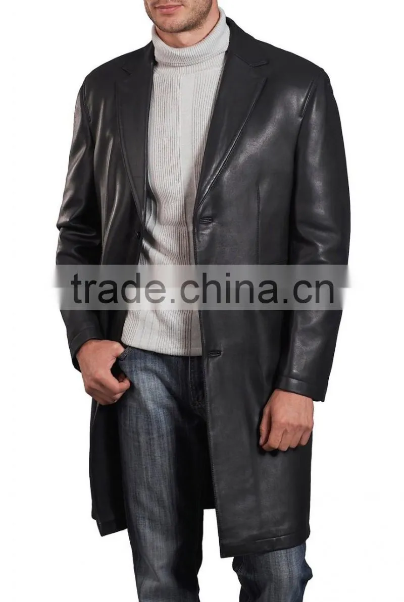 Leather Long Coat