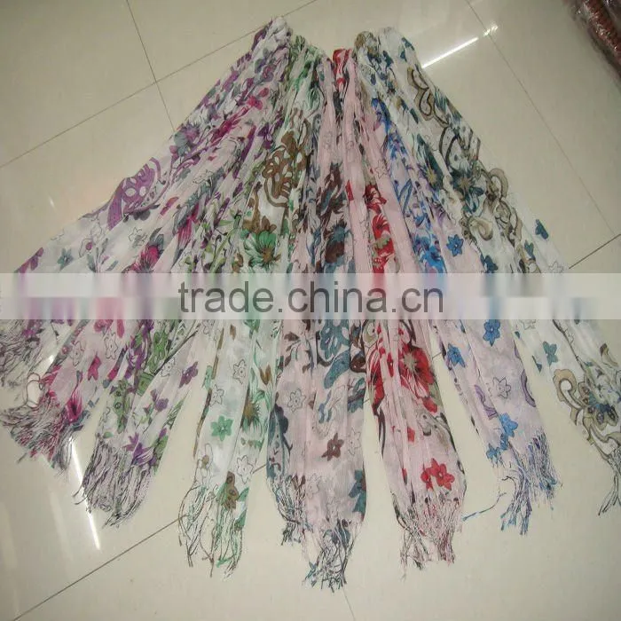 custom woven scarf for ladies 2014 spring long scarf