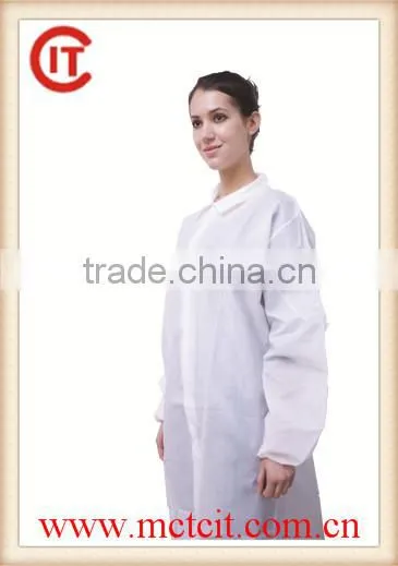 Professional disposable lab coat for children with CE certificate