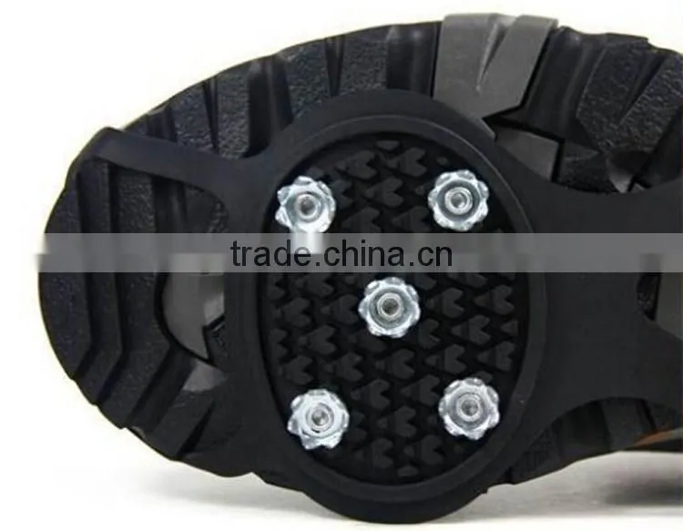 Snow ice crampons ,antislip climbing shoe gripper snow ice cleats