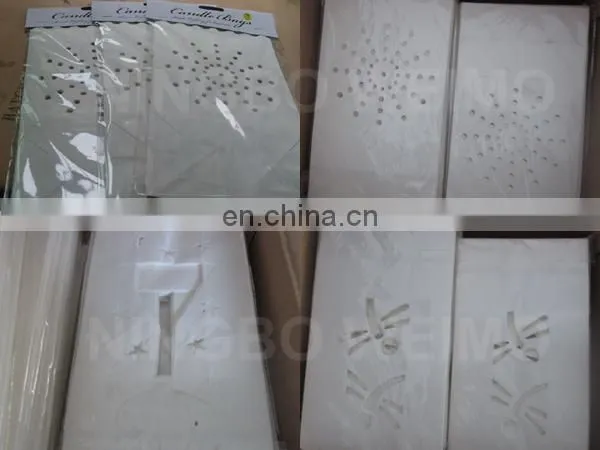 flame retardant luminary wedding candle bag