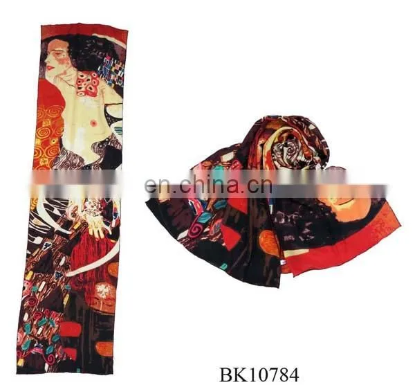 High quality 100% silk 13 momme italian digital silk scarf printing