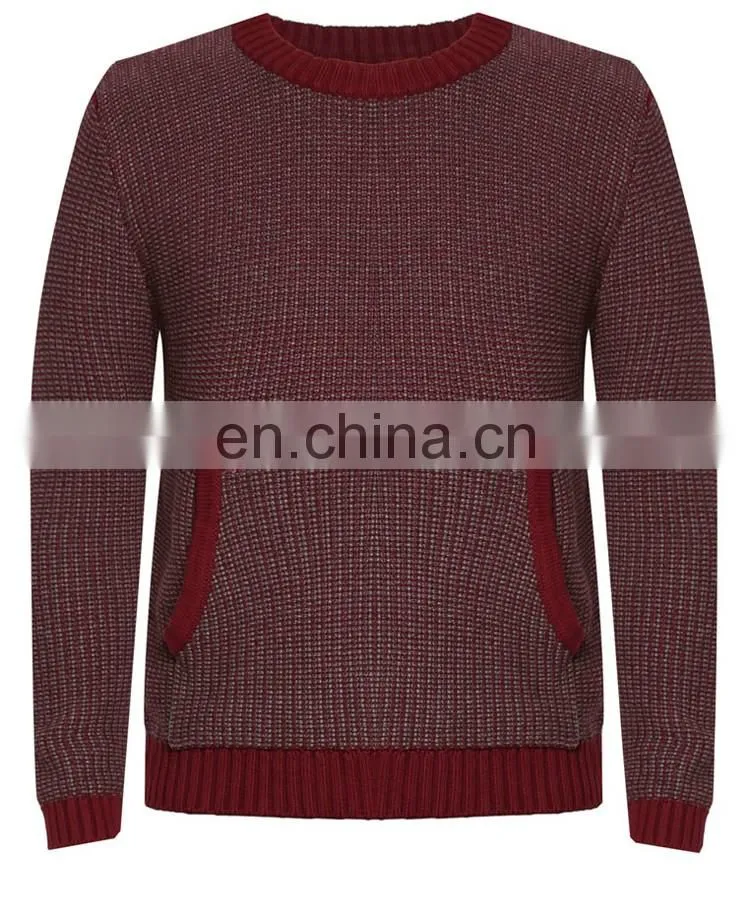 Fashion shrug wool knit sweater christmas winter full sleeve pullover sweaters for men