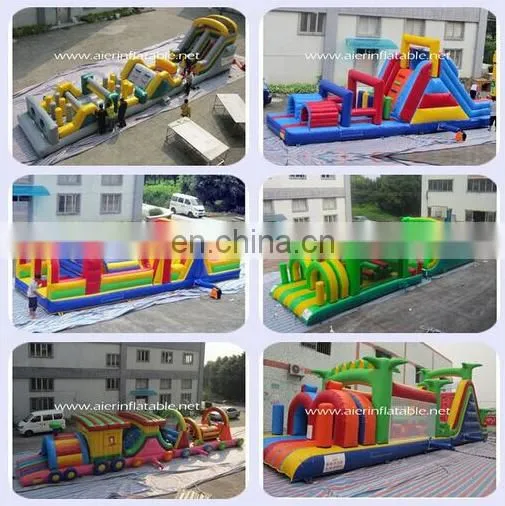 Supplier Cheap inflatable obstacle course,Giant obtacle course