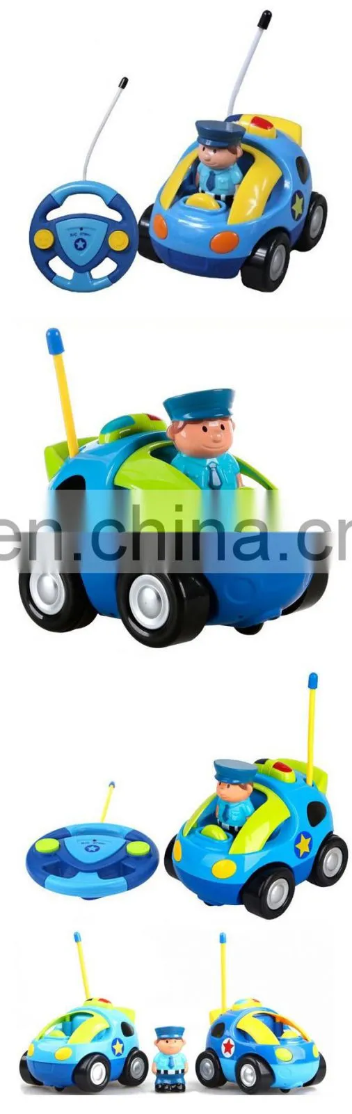 Lovely design 2 channel cartoon rc car toy including battery