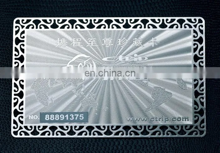 New technology business gift smart luxury metal card