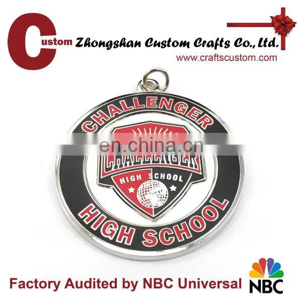 Wholesale soft enamel custom art collectible gold silver 3d medal