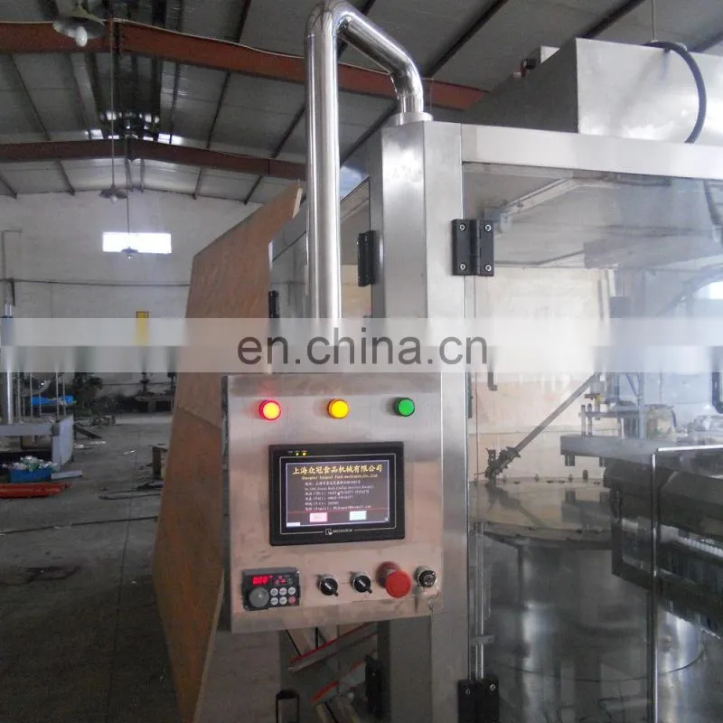 Automatic stand up spouted dish washing liquid pouch filling and capping packaging machine