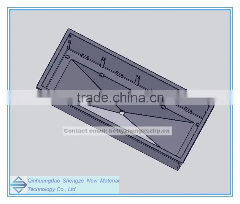 FRP fish breeding pool , fiber glass fish pond, fiber glass water vat