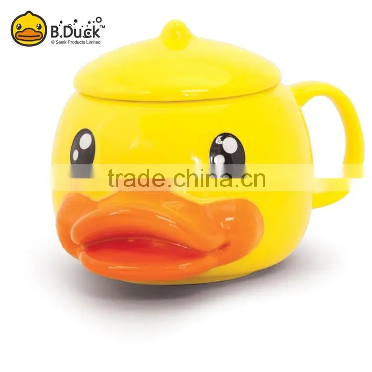 Boutique birthday gifts for girlfriend duck 3d animal mug from China