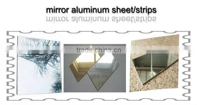 1.5mm 1.8mm Aluminum Mirror Glass with CE certificate
