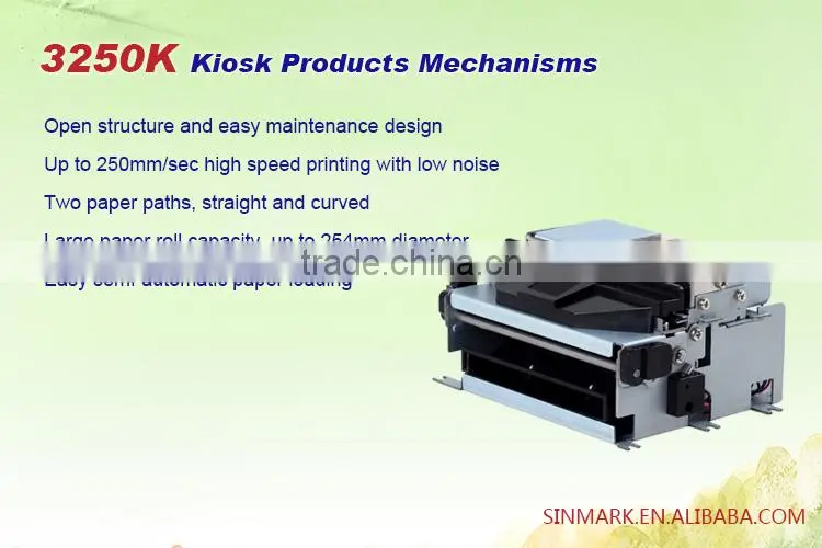 Small label printing machine/innovative mechanical kiosk product Mechanism